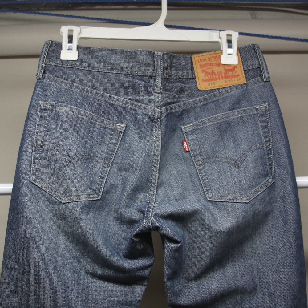 Levi 514  Straight Leg Blue Jeans Men's 29x30